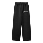 BLACK ESSENTIAL SWEATPANTS