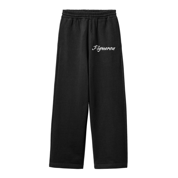 BLACK ESSENTIAL SWEATPANTS